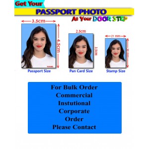 Passport Size Photo (Bulk / Commercial Order)