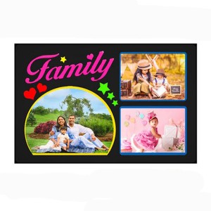 LED Cutout Frame Family ( 8x12 ) 