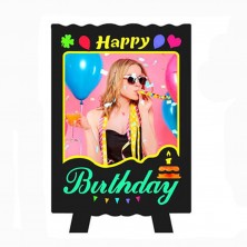 LED Cutout Frame Happy Birthday New ( 8x12 ) 