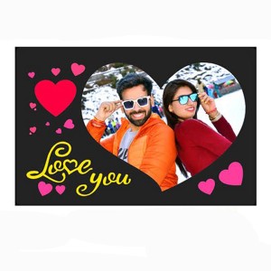 LED Cutout Frame Love You ( 8x12 ) 