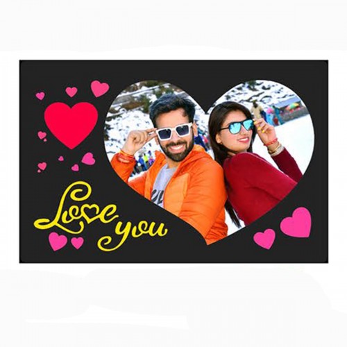 LED Cutout Frame Love You ( 8x12 ) 