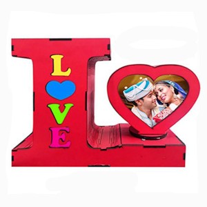 LED Love Heart Revolving Lamp