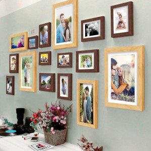 Collage Set of 16 Pcs Picture Frame Set For Home & Wall Decoration, Mix Size- 4x6, 5x7, 6x8, 6x10, 8x10 Inches