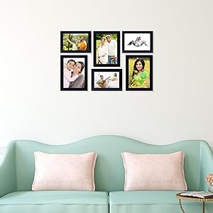 Amazon-Brand-Solimo-Collage-Photo-Frames-Set-of-6-Wall-HangingBlack-Synthetic-Wo